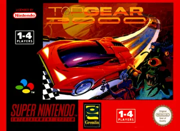 Top Gear 3000 (Europe) box cover front